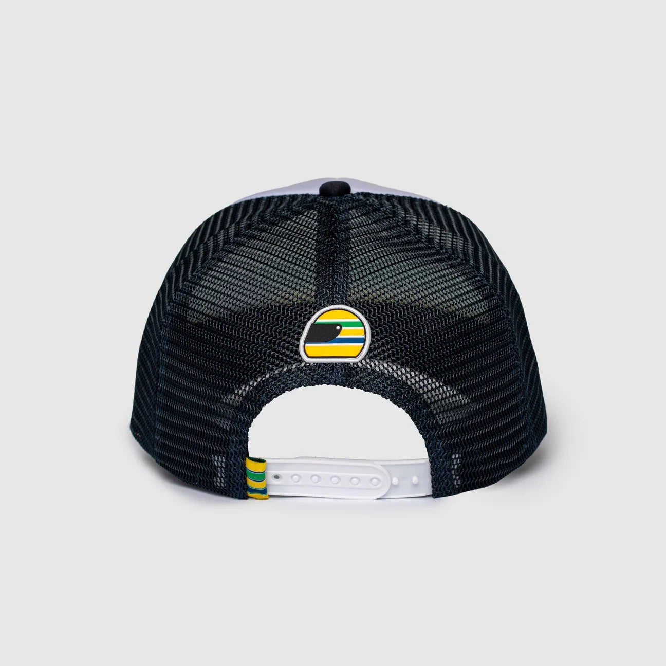 Ayrton Senna Helmet Trucker Hat
