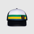 Ayrton Senna Helmet Trucker Hat