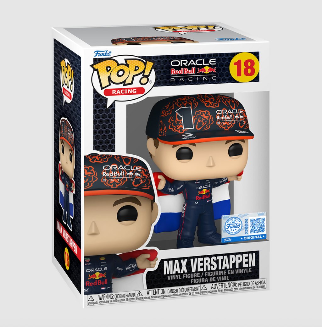 Max Verstappen FunkoPop! w Dutch Flag #18